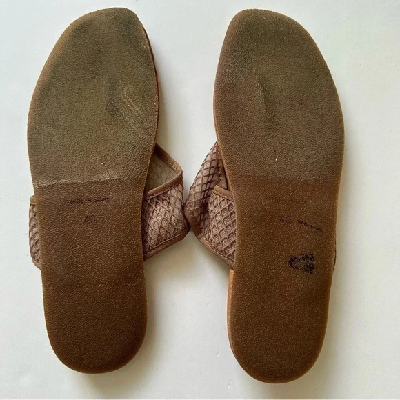 Andre Assous Paige Sandal Taupe Mesh Size 40 - Picture 3 of 6